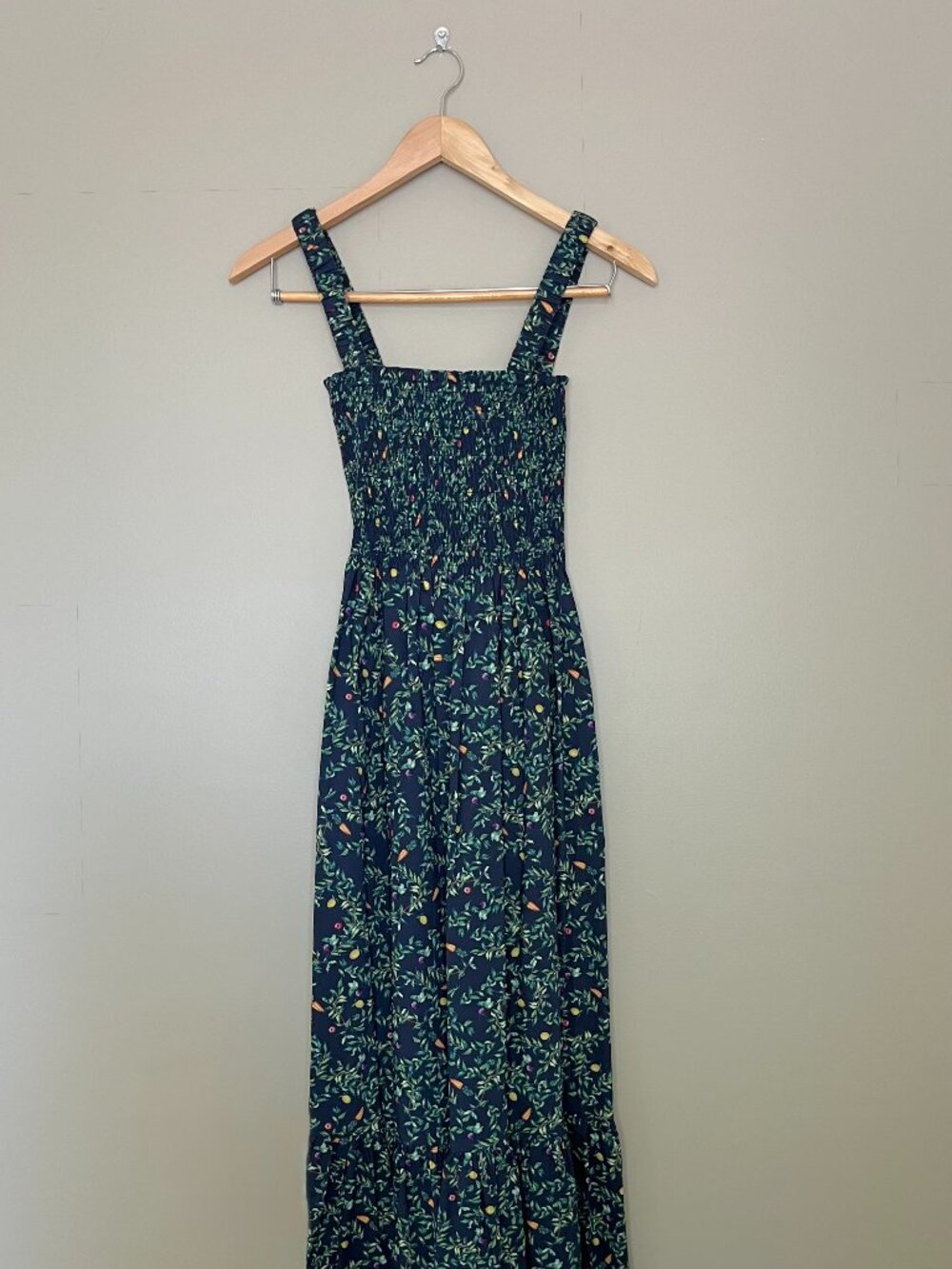 Hill House Home Anjuli Nap Dress Midnight Garden Size XS